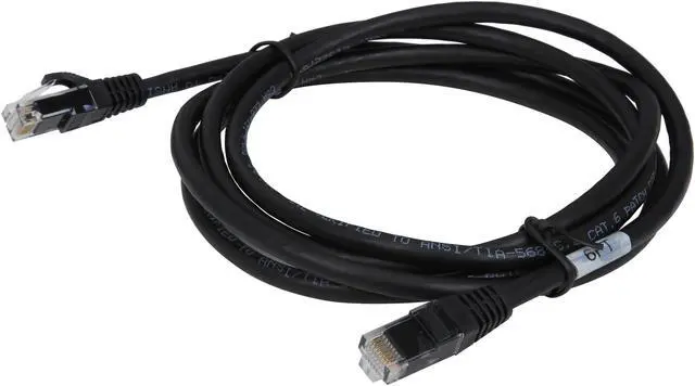 Alt view image 2 of 3 - C2G 03983 Cat6 Cable - Snagless Unshielded Ethernet Network Patch Cable, Black (6 Feet, 1.82 Meters)