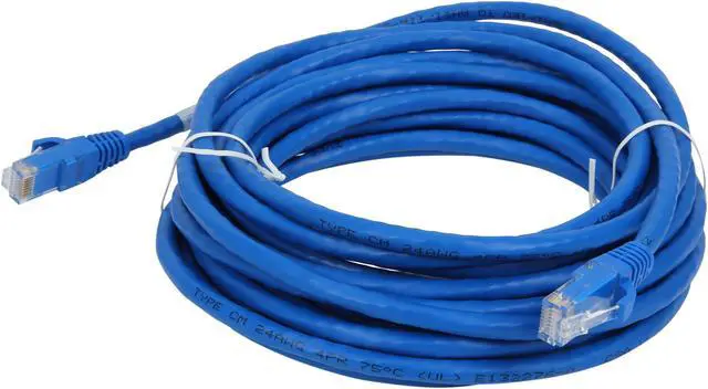 Alt view image 2 of 3 - C2G 03979 Cat6 Cable - Snagless Unshielded Ethernet Network Patch Cable, Blue (20 Feet, 6.09 Meters)
