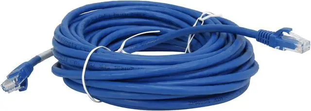 Alt view image 2 of 3 - C2G 03980 Cat6 Cable - Snagless Unshielded Ethernet Network Patch Cable, Blue (30 Feet, 9.14 Meters)
