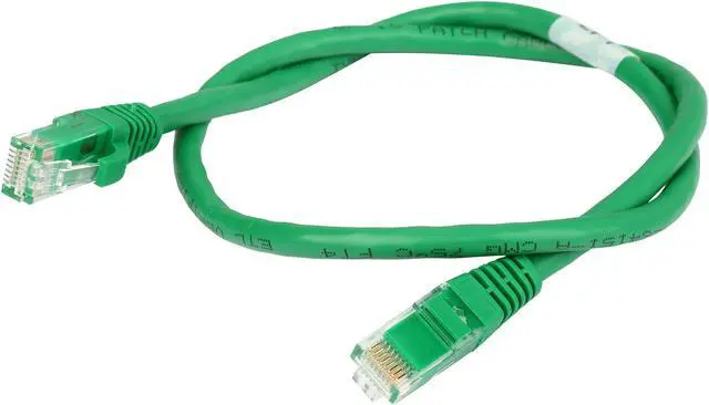 Alt view image 2 of 3 - C2G 03989 Cat6 Cable - Snagless Unshielded Ethernet Network Patch Cable, Green (2 Feet, 0.60 Meters)