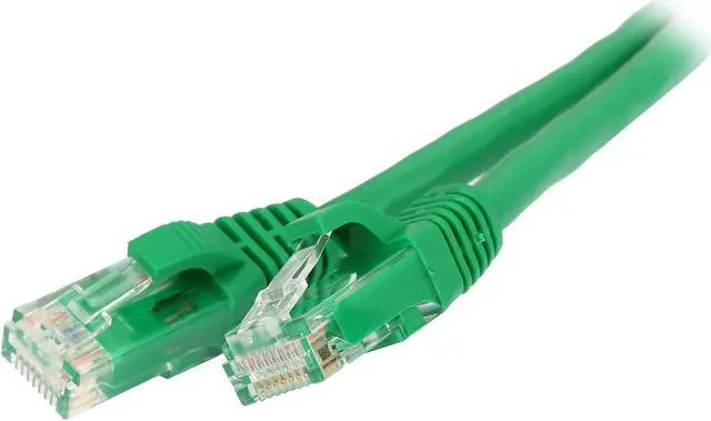 Main image of C2G 03989 Cat6 Cable - Snagless Unshielded Ethernet Network Patch Cable, Green (2 Feet, 0.60 Meters)