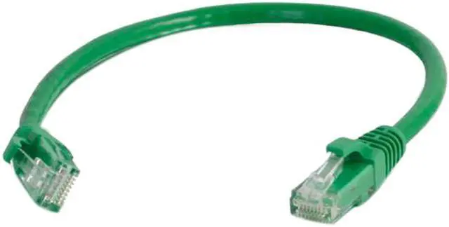 Main image of C2G 03992 Cat6 Cable - Snagless Unshielded Ethernet Network Patch Cable, Green (8 Feet, 2.43 Meters)