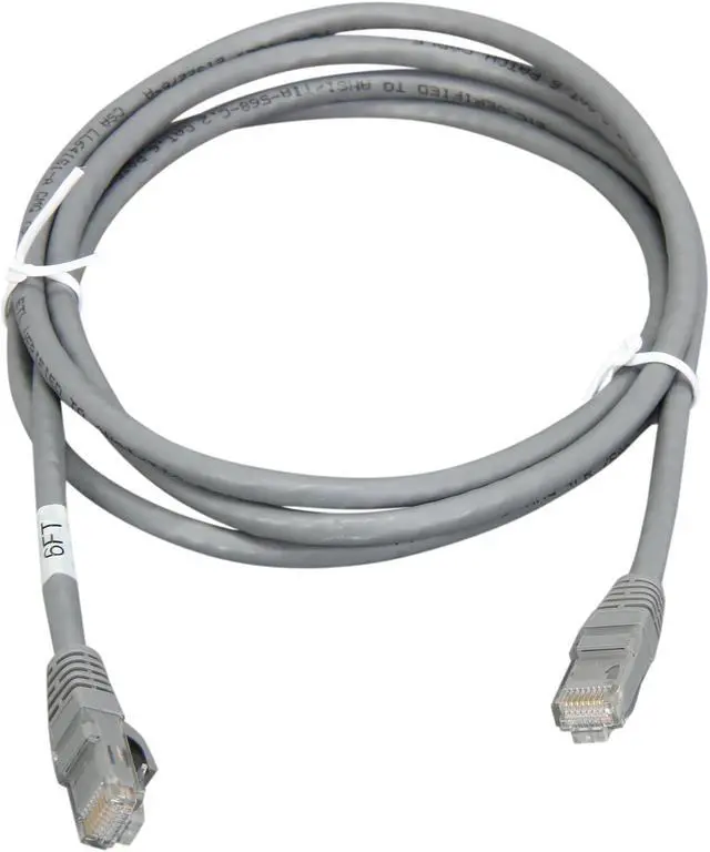 Alt view image 2 of 3 - C2G 03967 Cat6 Cable - Snagless Unshielded Ethernet Network Patch Cable, Gray (6 Feet, 1.82 Meters)