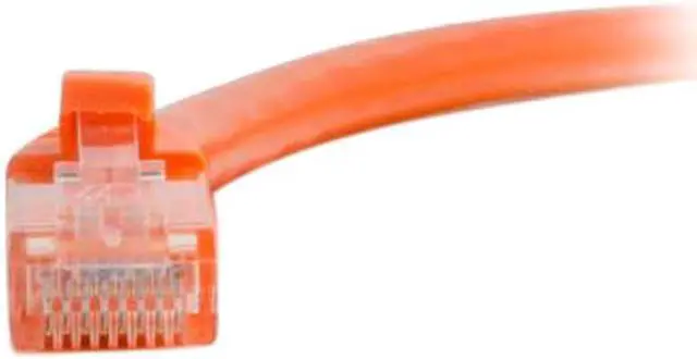 Alt view image 2 of 4 - C2G 04016 Cat6 Cable - Snagless Unshielded Ethernet Network Patch Cable, Orange (2 Feet, 0.60 Meters)