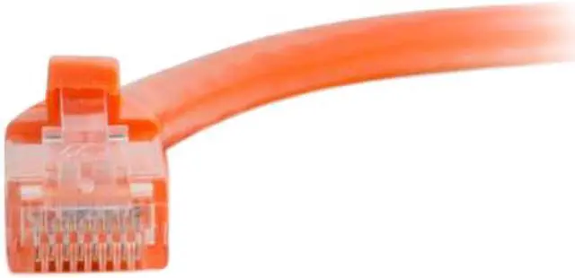 Alt view image 3 of 3 - C2G 04018 Cat6 Cable - Snagless Unshielded Ethernet Network Patch Cable, Orange (6 Feet, 1.82 Meters)