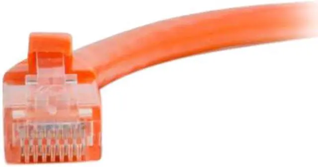 Alt view image 2 of 4 - C2G 04019 Cat6 Cable - Snagless Unshielded Ethernet Network Patch Cable, Orange (8 Feet, 2.43 Meters)
