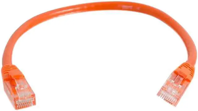 Main image of C2G 04023 Cat6 Cable - Snagless Unshielded Ethernet Network Patch Cable, Orange (20 Feet, 6.09 Meters)