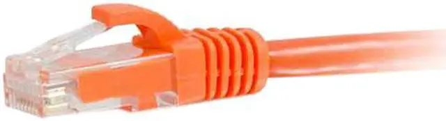 Alt view image 3 of 4 - C2G 04023 Cat6 Cable - Snagless Unshielded Ethernet Network Patch Cable, Orange (20 Feet, 6.09 Meters)