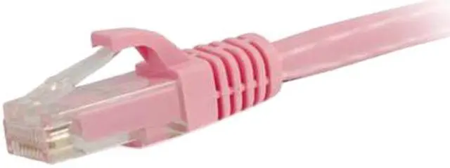 Alt view image 2 of 4 - C2G 04045 Cat6 Cable - Snagless Unshielded Ethernet Network Patch Cable, Pink (3 Feet, 0.91 Meters)