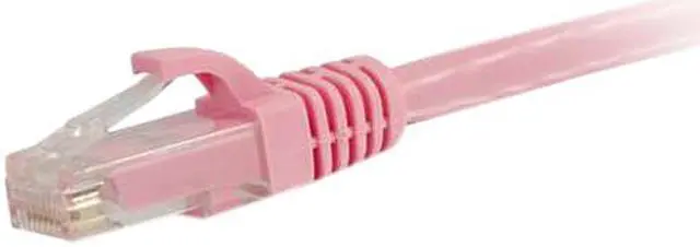 Alt view image 2 of 4 - C2G 04049 Cat6 Cable - Snagless Unshielded Ethernet Network Patch Cable, Pink (7 Feet, 2.13 Meters)