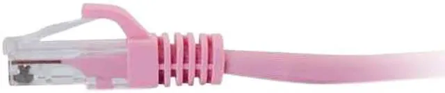 Alt view image 4 of 4 - C2G 04049 Cat6 Cable - Snagless Unshielded Ethernet Network Patch Cable, Pink (7 Feet, 2.13 Meters)