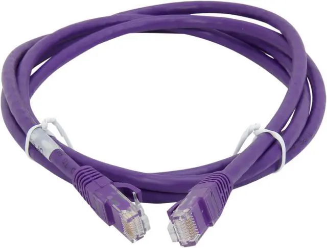 Alt view image 2 of 3 - C2G 04027 Cat6 Cable - Snagless Unshielded Ethernet Network Patch Cable, Purple (6 Feet, 1.82 Meters)