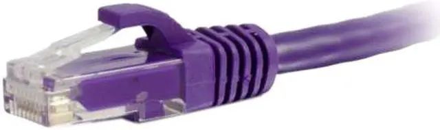 Alt view image 2 of 4 - C2G 04031 Cat6 Cable - Snagless Unshielded Ethernet Network Patch Cable, Purple (15 Feet, 4.57 Meters)