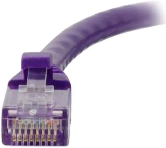 Alt view image 3 of 4 - C2G 04031 Cat6 Cable - Snagless Unshielded Ethernet Network Patch Cable, Purple (15 Feet, 4.57 Meters)