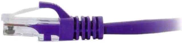 Alt view image 4 of 4 - C2G 04031 Cat6 Cable - Snagless Unshielded Ethernet Network Patch Cable, Purple (15 Feet, 4.57 Meters)