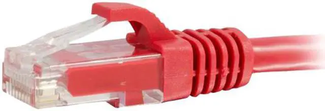 Alt view image 2 of 4 - C2G 03998 Cat6 Cable - Snagless Unshielded Ethernet Network Patch Cable, Red (2 Feet, 0.60 Meters)