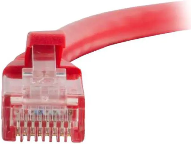 Alt view image 3 of 4 - C2G 03998 Cat6 Cable - Snagless Unshielded Ethernet Network Patch Cable, Red (2 Feet, 0.60 Meters)