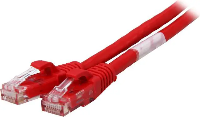 Main image of C2G 04000 Cat6 Cable - Snagless Unshielded Ethernet Network Patch Cable, Red (6 Feet, 1.82 Meters)