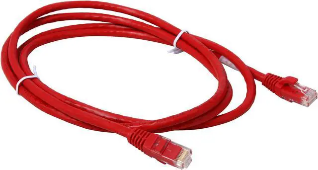 Alt view image 2 of 3 - C2G 04000 Cat6 Cable - Snagless Unshielded Ethernet Network Patch Cable, Red (6 Feet, 1.82 Meters)
