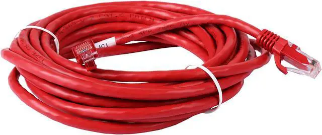 Alt view image 2 of 3 - C2G 04004 Cat6 Cable - Snagless Unshielded Ethernet Network Patch Cable, Red (15 Feet, 4.57 Meters)