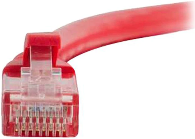 Alt view image 3 of 4 - C2G 04006 Cat6 Cable - Snagless Unshielded Ethernet Network Patch Cable, Red (30 Feet, 9.14 Meters)