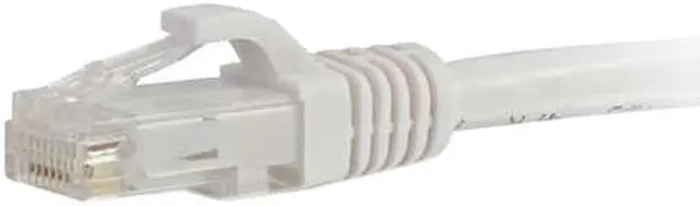 Main image of C2G 04035 Cat6 Cable - Snagless Unshielded Ethernet Network Patch Cable, White (4 Feet, 1.22 Meters)