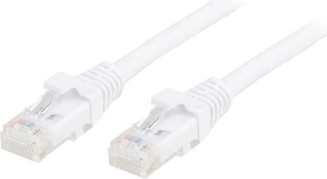 Main image of C2G 04036 Cat6 Cable - Snagless Unshielded Ethernet Network Patch Cable, White (6 Feet, 1.82 Meters)
