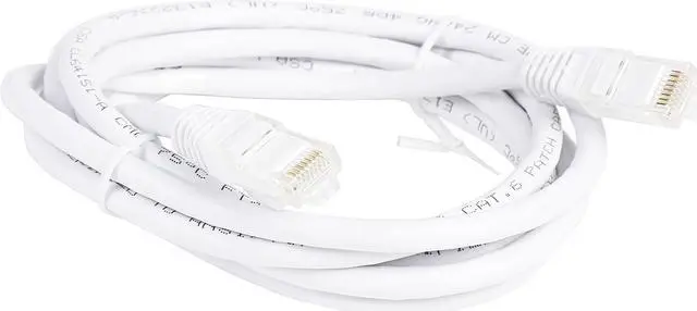 Alt view image 2 of 3 - C2G 04036 Cat6 Cable - Snagless Unshielded Ethernet Network Patch Cable, White (6 Feet, 1.82 Meters)