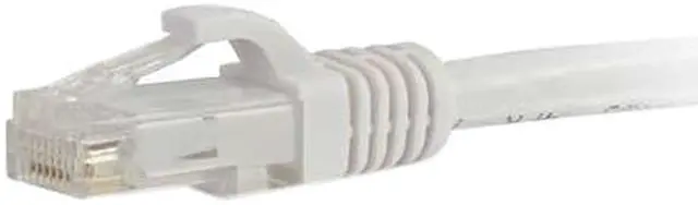 Alt view image 2 of 4 - C2G 04037 Cat6 Cable - Snagless Unshielded Ethernet Network Patch Cable, White (8 Feet, 2.43 Meters)