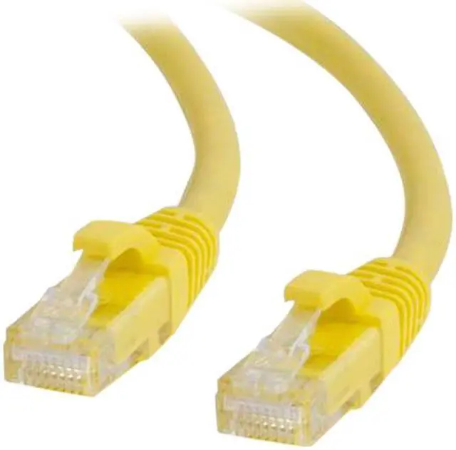 Main image of C2G 04009 Cat6 Cable - Snagless Unshielded Ethernet Network Patch Cable, Yellow (6 Feet, 1.82 Meters)
