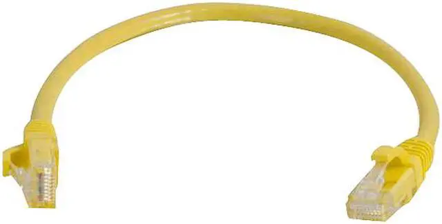 Alt view image 2 of 5 - C2G 04009 Cat6 Cable - Snagless Unshielded Ethernet Network Patch Cable, Yellow (6 Feet, 1.82 Meters)
