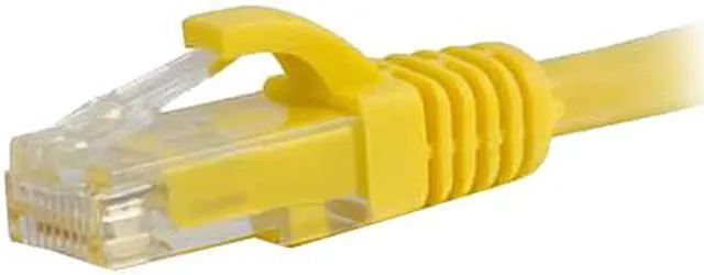 Alt view image 3 of 5 - C2G 04009 Cat6 Cable - Snagless Unshielded Ethernet Network Patch Cable, Yellow (6 Feet, 1.82 Meters)