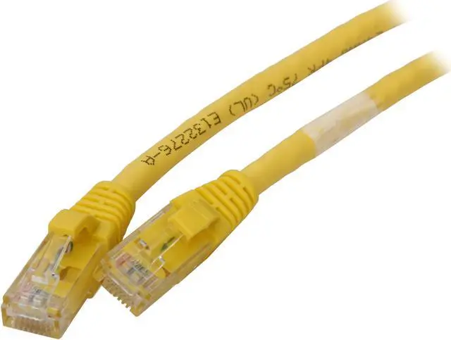 Main image of C2G 04013 Cat6 Cable - Snagless Unshielded Ethernet Network Patch Cable, Yellow (15 Feet, 4.57 Meters)