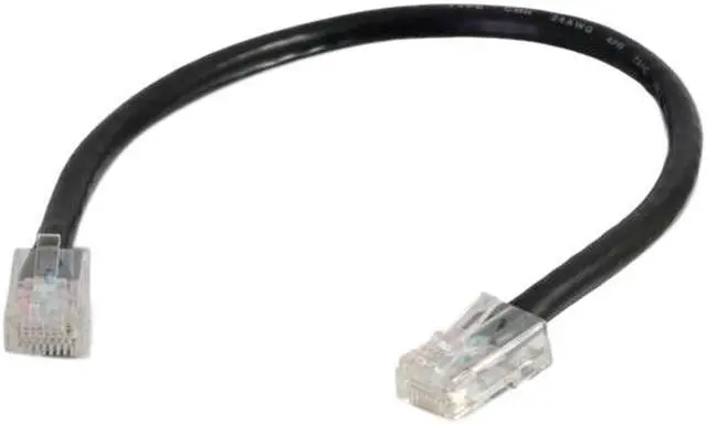 Main image of C2G 04112 Cat6 Cable - Non-Booted Unshielded Ethernet Network Patch Cable, Black (7 Feet, 2.13 Meters)