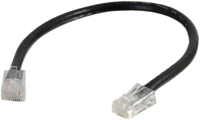 Main image of C2G 04115 Cat6 Cable - Non-Booted Unshielded Ethernet Network Patch Cable, Black (10 Feet, 3.04 Meters)