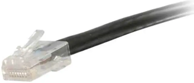 Alt view image 2 of 4 - C2G 04115 Cat6 Cable - Non-Booted Unshielded Ethernet Network Patch Cable, Black (10 Feet, 3.04 Meters)