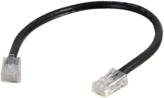 Main image of C2G 04118 Cat6 Cable - Non-Booted Unshielded Ethernet Network Patch Cable, Black (15 Feet, 4.57 Meters)