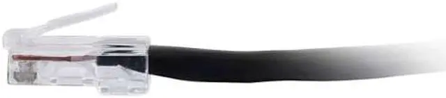 Alt view image 4 of 4 - C2G 04120 Cat6 Cable - Non-Booted Unshielded Ethernet Network Patch Cable, Black (25 Feet, 7.62 Meters)