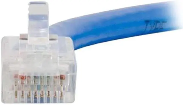 Alt view image 2 of 4 - C2G 04089 Cat6 Cable - Non-Booted Unshielded Ethernet Network Patch Cable, Blue (5 Feet, 1.52 Meters)