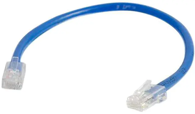 Main image of C2G 04092 Cat6 Cable - Non-Booted Unshielded Ethernet Network Patch Cable, Blue (8 Feet, 2.43 Meters)