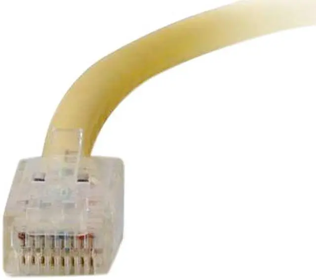Alt view image 2 of 4 - C2G 04171 Cat6 Cable - Non-Booted Unshielded Ethernet Network Patch Cable, Yellow (3 Feet, 0.91 Meters)