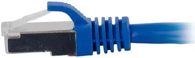Alt view image 3 of 3 - C2G 00805 Cat6 Cable - Snagless Shielded Ethernet Network Patch Cable, Blue (25 Feet, 7.62 Meters)