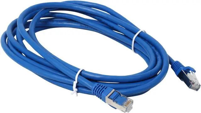 Alt view image 2 of 3 - C2G 00800 Cat6 Cable - Snagless Shielded Ethernet Network Patch Cable, Blue (10 Feet, 3.04 Meters)