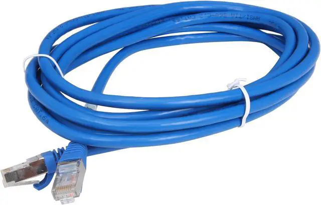 Alt view image 2 of 3 - C2G 00681 Cat6a Cable - Snagless Shielded Ethernet Network Patch Cable, Blue (10 Feet, 3.04 Meters)