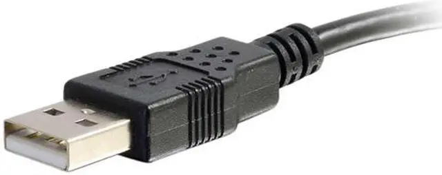 Alt view image 2 of 2 - C2G 52119 USB Extension Cable - USB 2.0 A Male to A Female Extension Cable, Black (6 Inches)