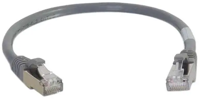 Alt view image 2 of 4 - C2G 00776 Cat6 Cable - Snagless Shielded Ethernet Network Patch Cable, Gray (3 Feet, 0.91 Meters)