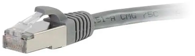 Alt view image 3 of 4 - C2G 00776 Cat6 Cable - Snagless Shielded Ethernet Network Patch Cable, Gray (3 Feet, 0.91 Meters)