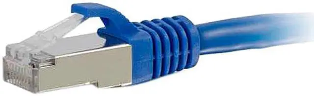 Alt view image 3 of 4 - C2G 00806 Cat6 Cable - Snagless Shielded Ethernet Network Patch Cable, Blue (30 Feet, 9.14 Meters)