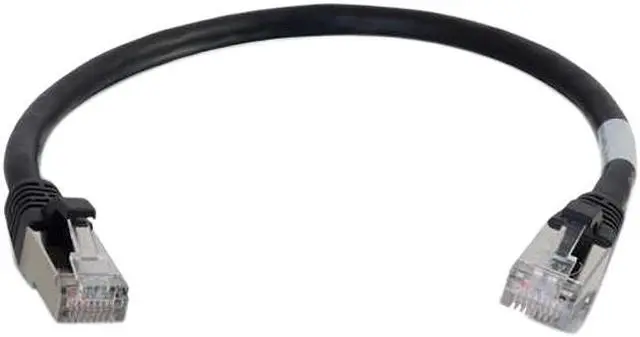 Main image of C2G 00814 Cat6 Cable - Snagless Shielded Ethernet Network Patch Cable, Black (7 Feet, 2.13 Meters)