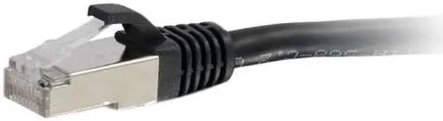 Alt view image 2 of 3 - C2G 00814 Cat6 Cable - Snagless Shielded Ethernet Network Patch Cable, Black (7 Feet, 2.13 Meters)
